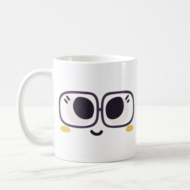 Tasse de café Super Mignonne Smiley (Gauche)