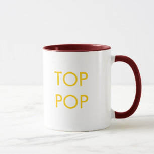 Tasse de café supérieure de bruit - jaune