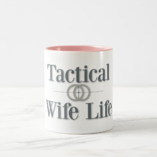 Tasse de café tactique de la vie d'épouse