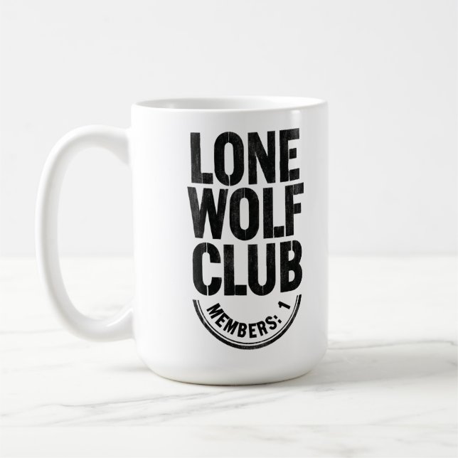 Tasse de café tactique Loup Solitaire Vétéran Mili (Gauche)
