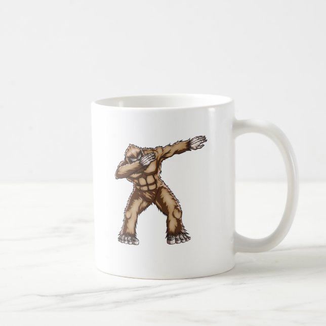 Tasse de café tamponnante de Bigfoot (Droite)