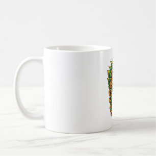 Tasse de café Tiki à l'Hibiscus Radieux