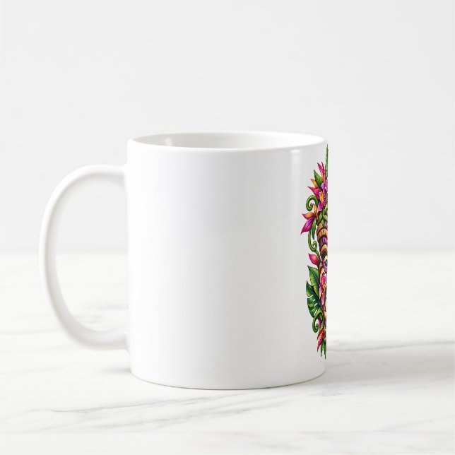 Tasse de café Tiki Bouclier d'Orchidée (Gauche)