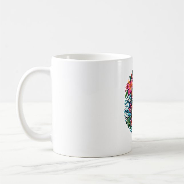 Tasse de café Tiki Carnival Bloom (Gauche)