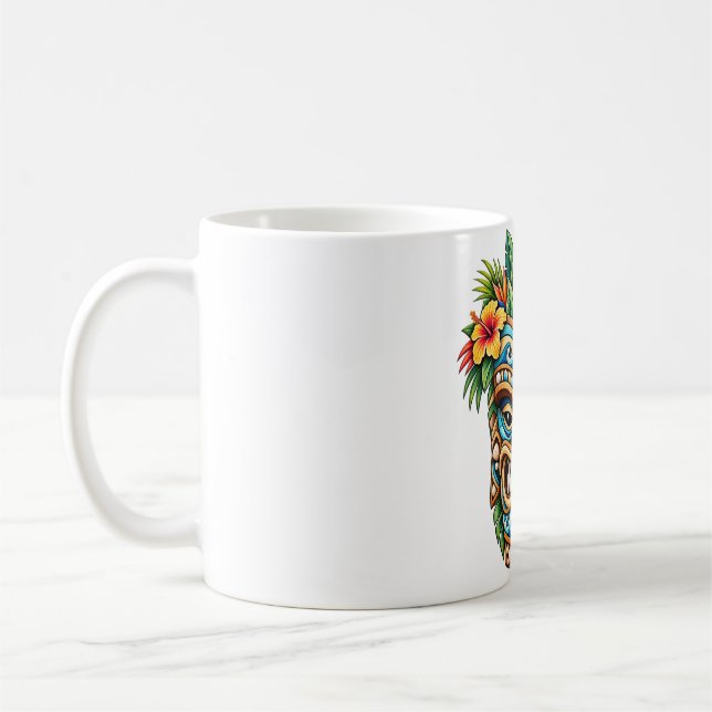 Tasse de café Tiki Fleur d'écume de mer (Gauche)