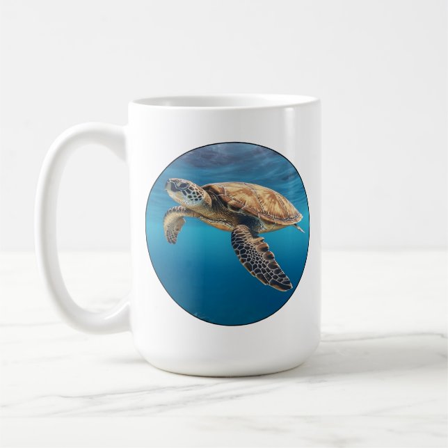 Tasse de café Tortue de mer (Gauche)