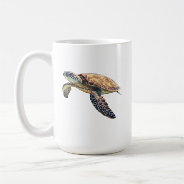 Tasse de café Tortue de mer (Gauche)