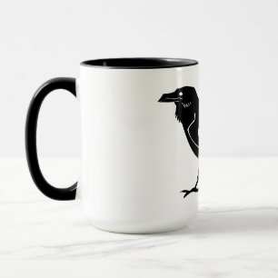 Tasse de café tribale de sonnerie de Raven