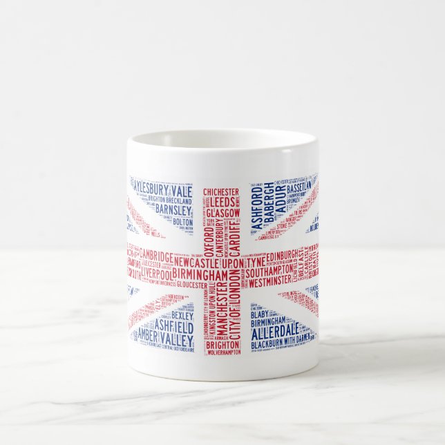 Tasse de café typographique unique de conception (Centre)