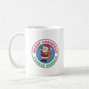 Tasse de café Vesele Vanoce Noël tchèque Santa