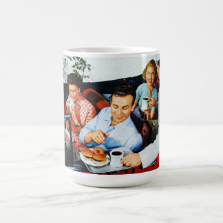 Tasse de café vintage d'art