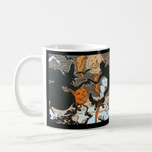 Tasse de café vintage de Halloween