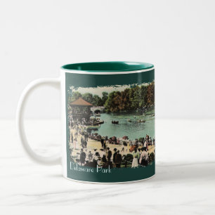 Tasse de café vintage de parc du Delaware