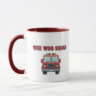 Tasse de camion de pompiers Wee Woo Squad - Enfant