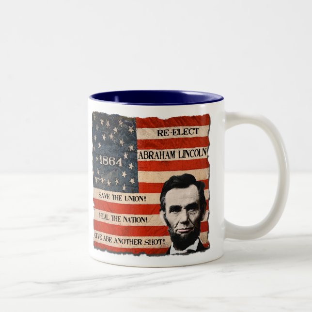 Tasse de campagne d'Abraham Lincoln (Droit)