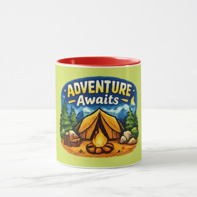 Tasse de camping Aventure à venir (Centre)