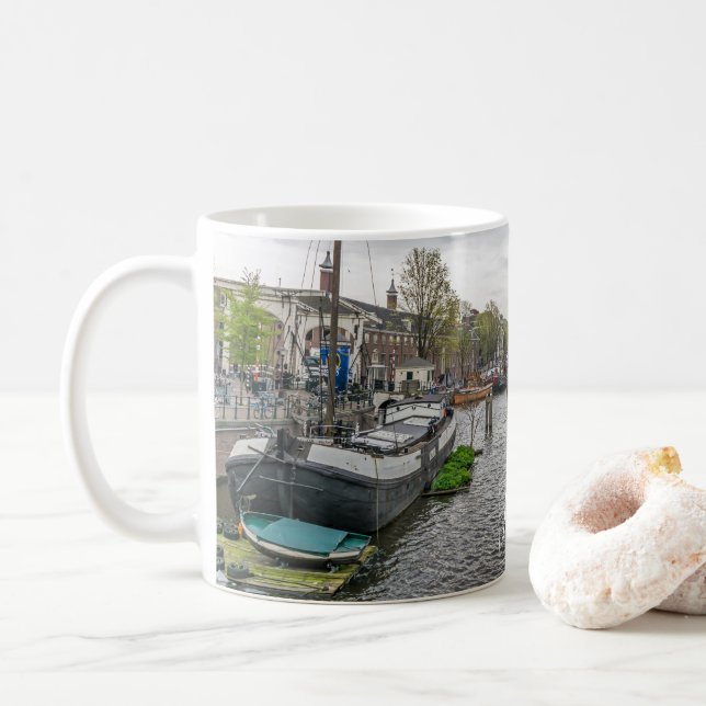 Tasse de canal d'Amsterdam (Avec donut)
