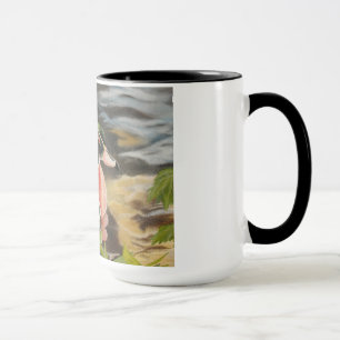 Tasse de canard en bois
