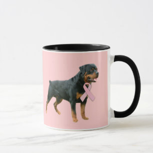 Tasse de cancer du sein de rottweiler