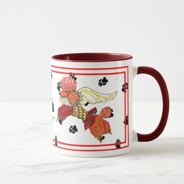 Tasse de caniche d'abricot des anges de Gulliver (Droite)