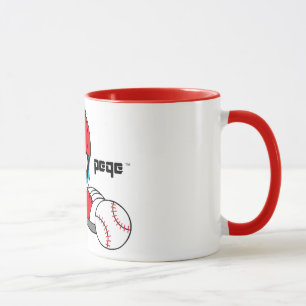 Tasse de caractère de base-ball de PEQE