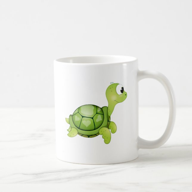 Tasse de caractère de tortue de "petit de bébé (Droite)