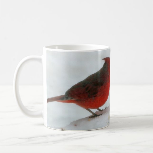 Tasse de cardinal de neige (Gauche)