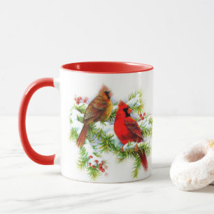 Tasse de cardinaux de Noël