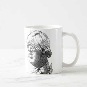 Tasse de caricature de Boris Johnson
