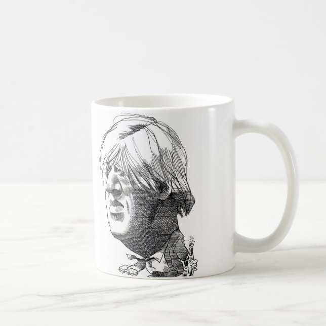 Tasse de caricature de Boris Johnson (Droite)