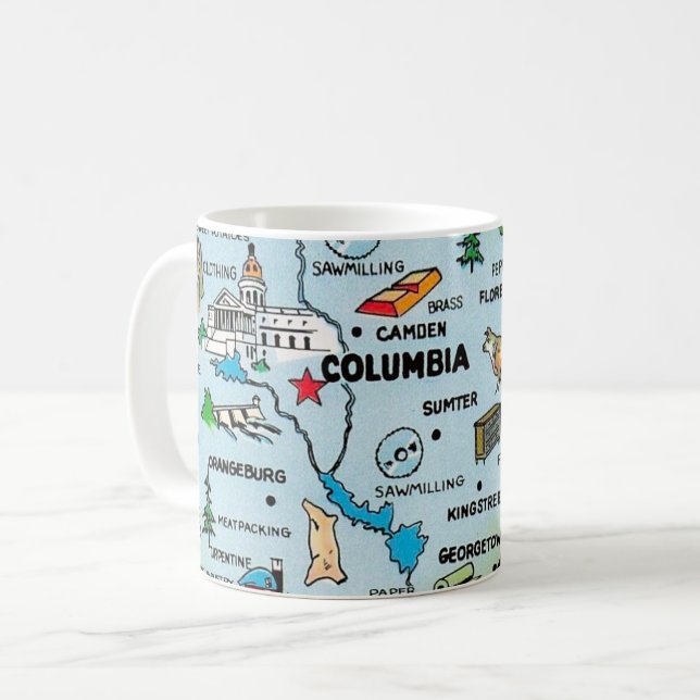 Tasse de Caroline du Sud - Columbia (Devant gauche)