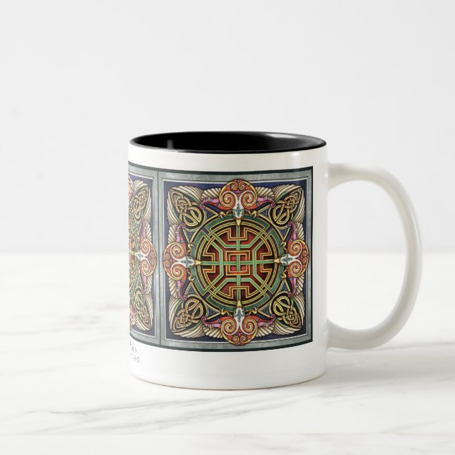 Tasse de carrés d'Eagle de Celtic (Droit)