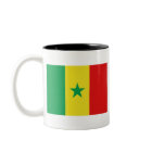 Tasse de carte de ~ de drapeau du Sénégal