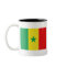 Tasse de carte de ~ de drapeau du Sénégal