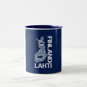 Tasse de CARTE de la FINLANDE - Lahti - choisissez