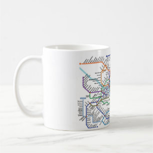 Tasse de carte de métro de Séoul