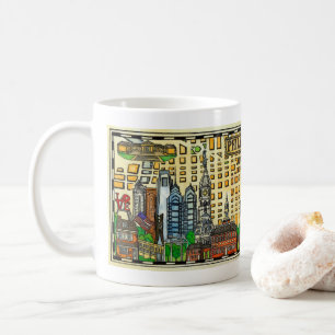 Tasse de carte de Philadelphie