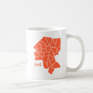 Tasse de carte de voisinage de Providence