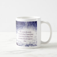 Tasse de cascades de prière de sérénité