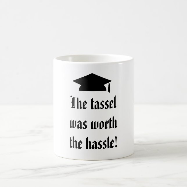 Tasse de casquette d'obtention du diplôme (Centre)