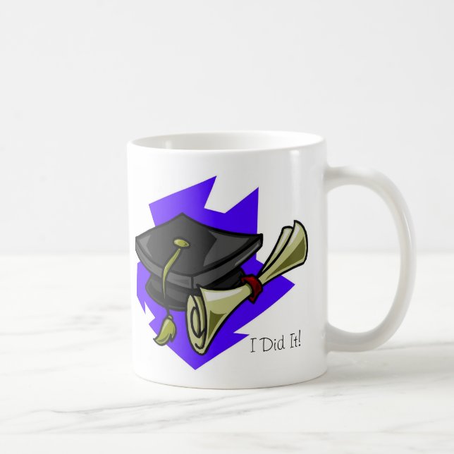 Tasse de casquette et de diplôme (Droite)