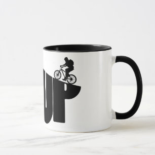 Tasse de cavalier de bicyclette de sport