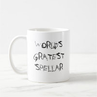 Tasse de champion de concours d'orthographe