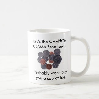 Tasse de changement d'Obama