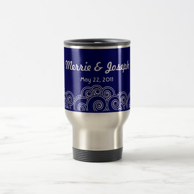 Tasse de charme blanche de voyage de remous (Centre)