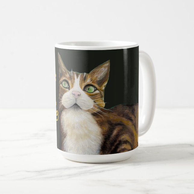 Tasse de chat attitude de chat c'est un style de v (Devant droit)