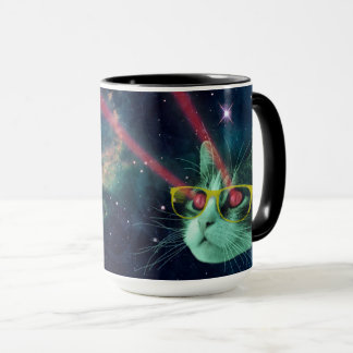 Tasse de chat de l'espace