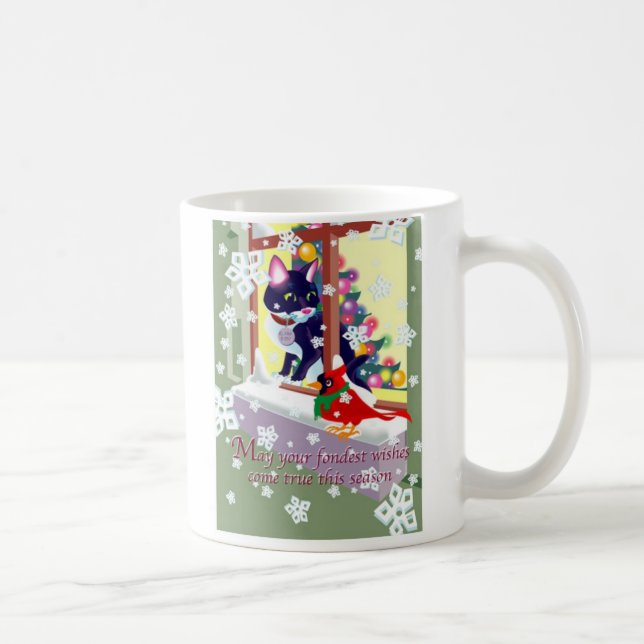 Tasse de chat de Noël (Droite)