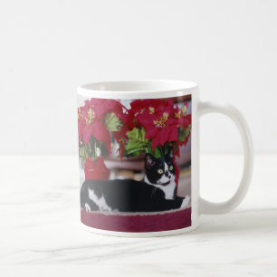 Tasse de chat de Noël