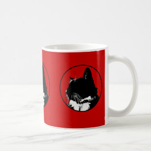 Tasse de chat de smoking